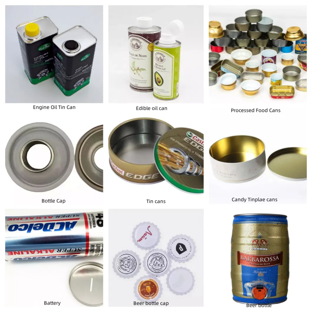 Tin Can Components Various Specifications Tinplate Can Components