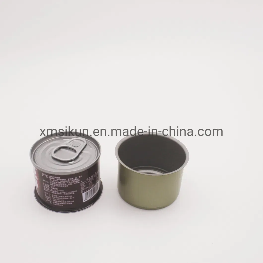 Customization Standard Printed Metal Round Empty Food Can Tin for Food Packaging
