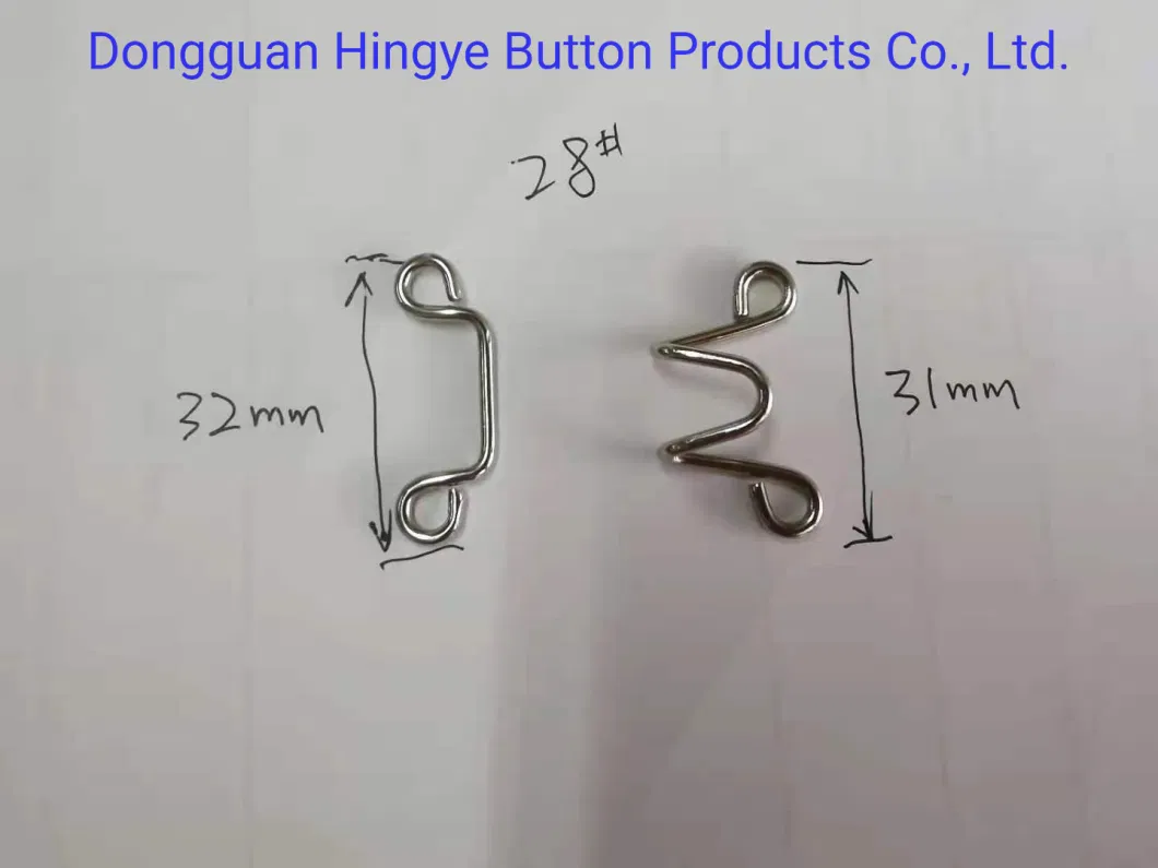 Metal Hook and Eyelet Closure for Women Garment Clothes Accessories