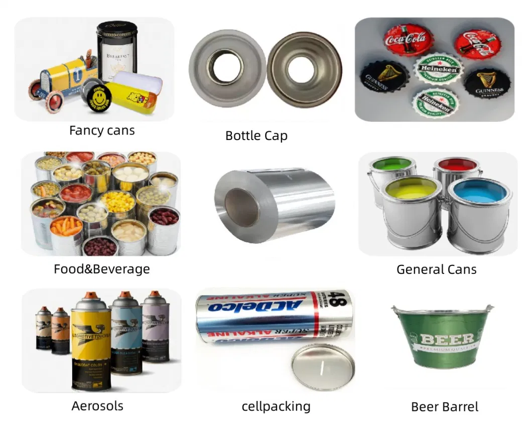 China Supplier of Tin Can Component Tinplate Bottom Ring Lid Metal Paint Can Component