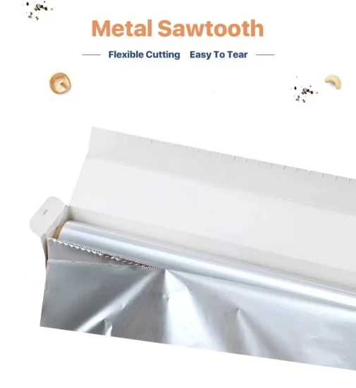 Food Grade Metal Packaging for Household Aluminum Foil Kitchen Paper Foil Aluminum Foil Roll
