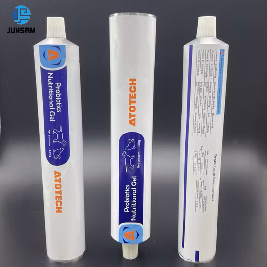 Blue Needle Cap Foldable Metal Soft Animal Food Packaging